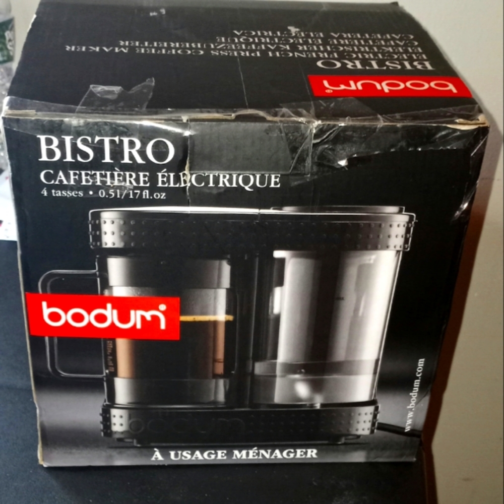 Bistro Electric French Press Coffee Maker